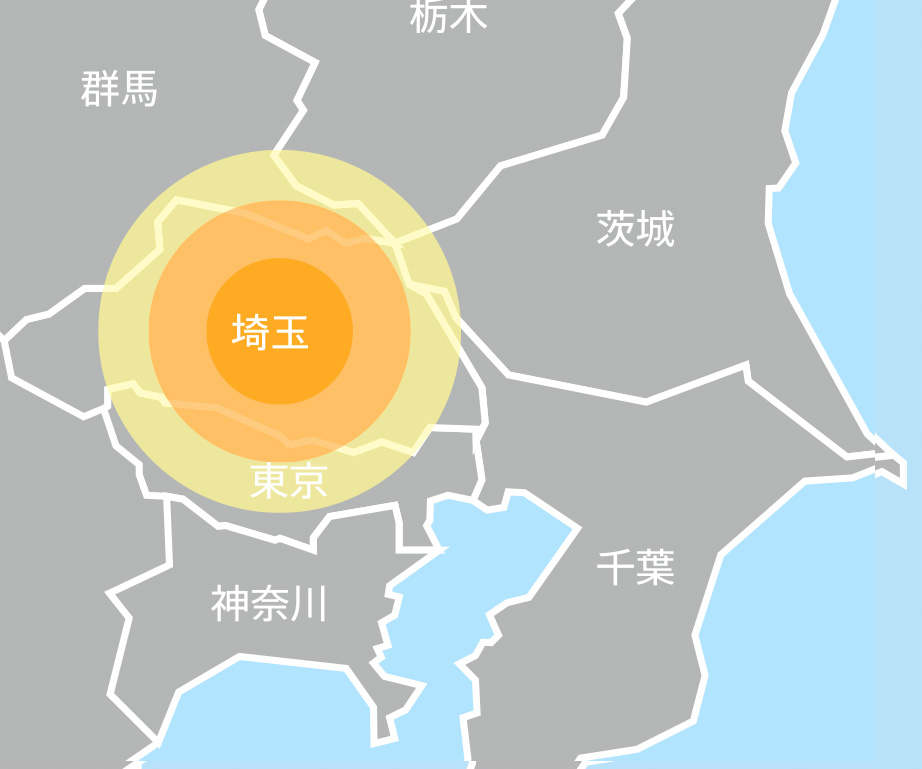 対応エリアマップ